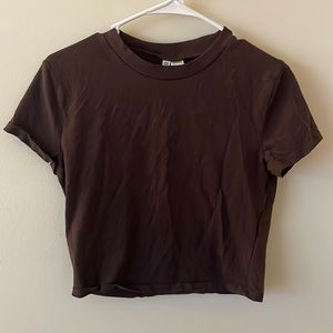 Brown Trendy H&M Crop Top